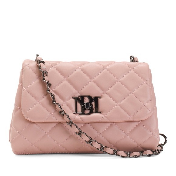 Badgley Mischka Pink/Blush Quilted Women's Bag, NWT✔️ - Picture 7 of 9